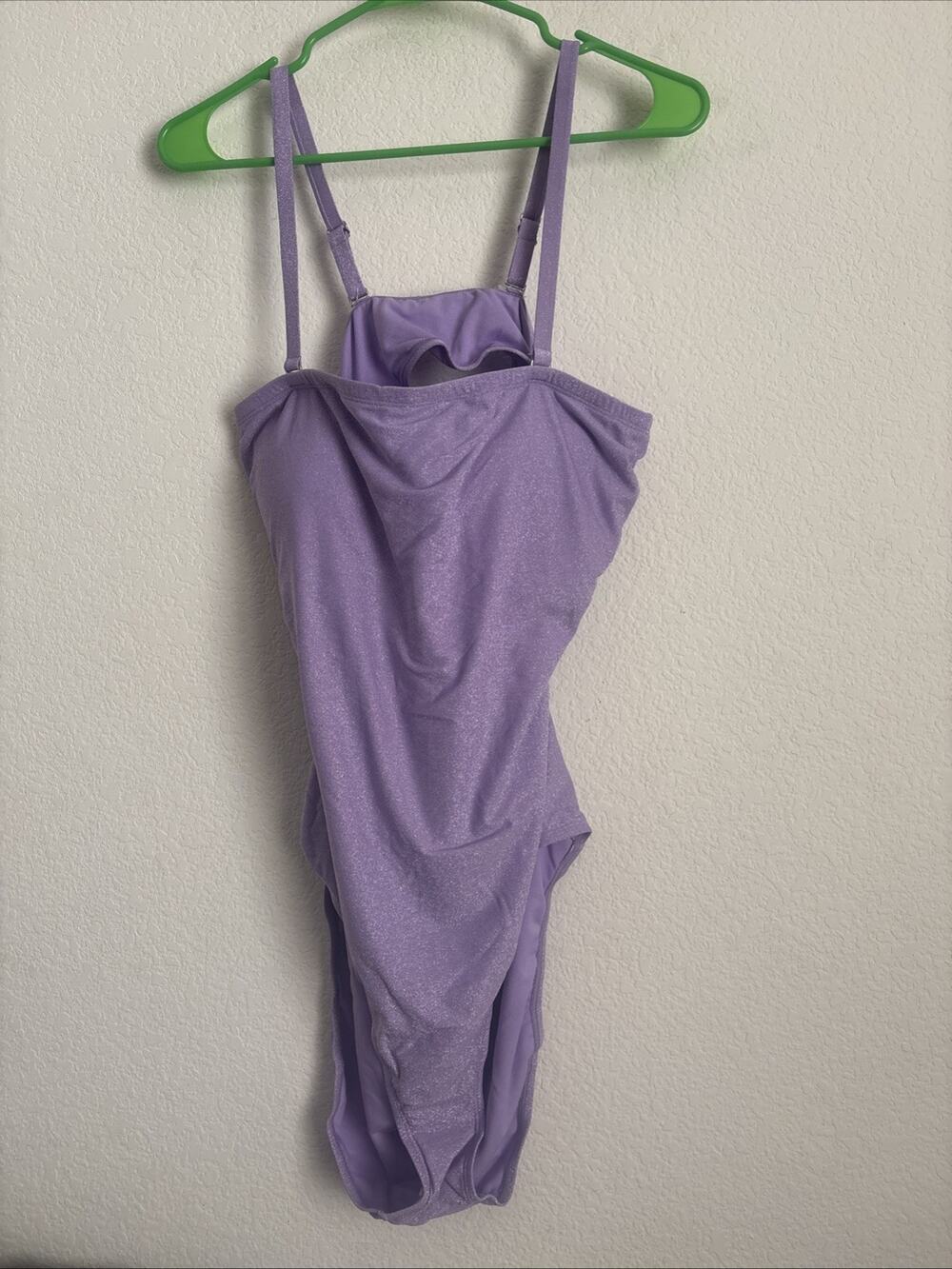 Women’s Purple Cut Out One Piece Swimsuit No Boundaries